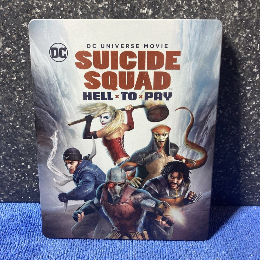 Suicide Squad Hell to Pay Blu-ray DVD DC Animated Movie SteelBook Harley Quinn